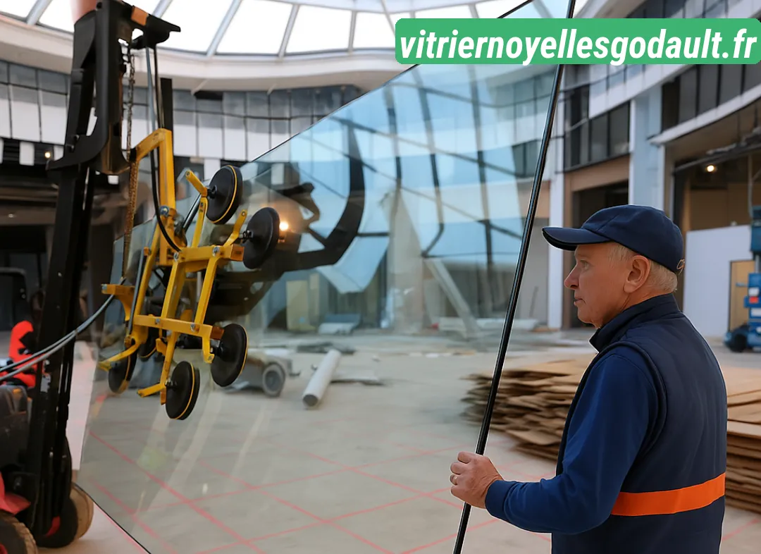 Remplacement de vitrine magasin Noyelles-Godault